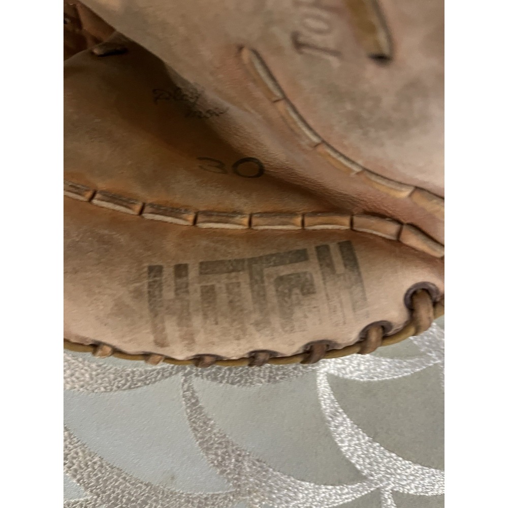 Vintage HUTCH Play-Master Model 30 Leather Baseball Left Glove (For RH Throwers) - Picture 5 of 10